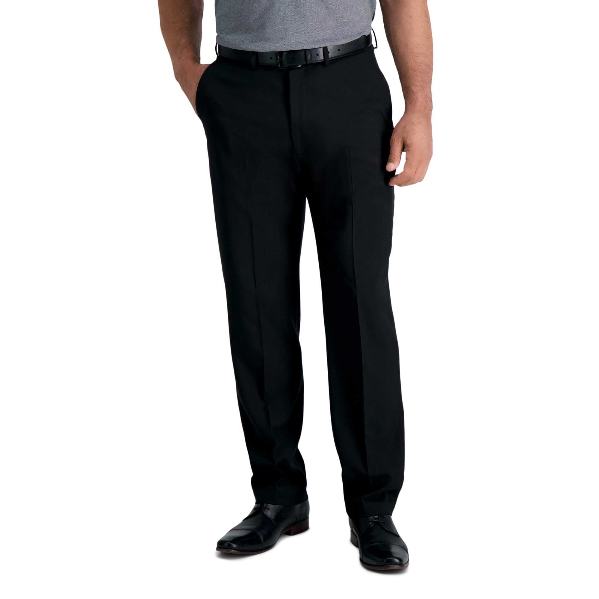 Haggar Mens Smart Wash with Repreve Classic Fit Flat Front Suit Separates Pant