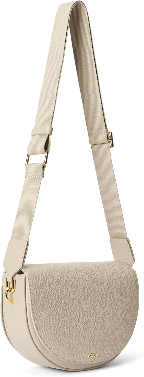 ECCO Unisex Classic Saddle Crossbody Bag