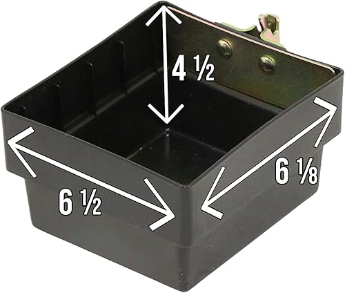 Miniatura 4 de Paquete de 4 cestas E-Track  Cubo de almacenamiento organizador de remolque  6-12 pulgadas x 6-18 pulgadas x 4-12 pulgadas para camiones y almacenes