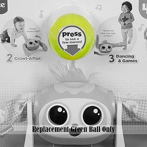 Miniatura 4 de Pieza de repuesto para Fisher-Price Rollin' Rovee - GJW33 ~ Bola verde de repuesto