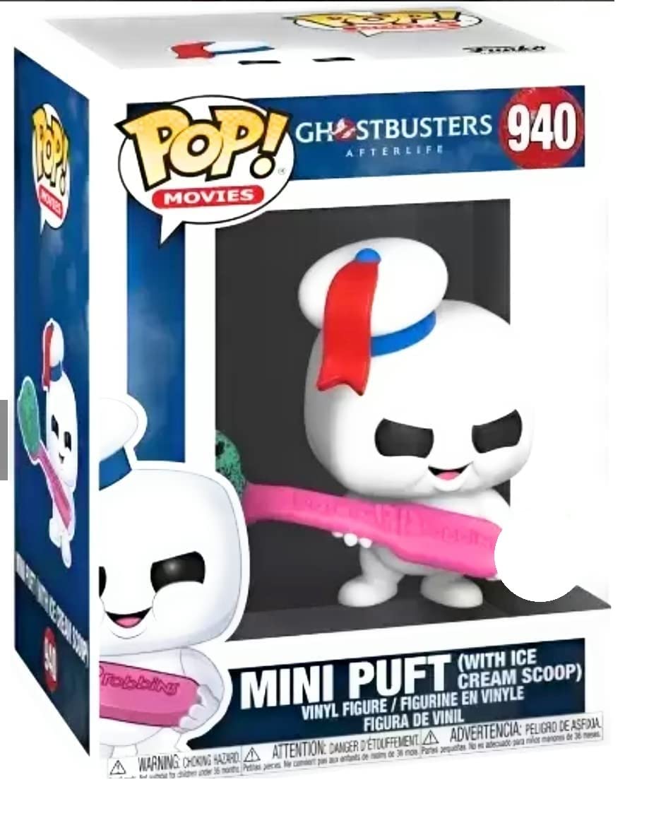 FunkoPop Ghostbusters Afterlife - Mini Puft w/Scoop #940 - Exclusive Special Edition - Mini Puft Funko