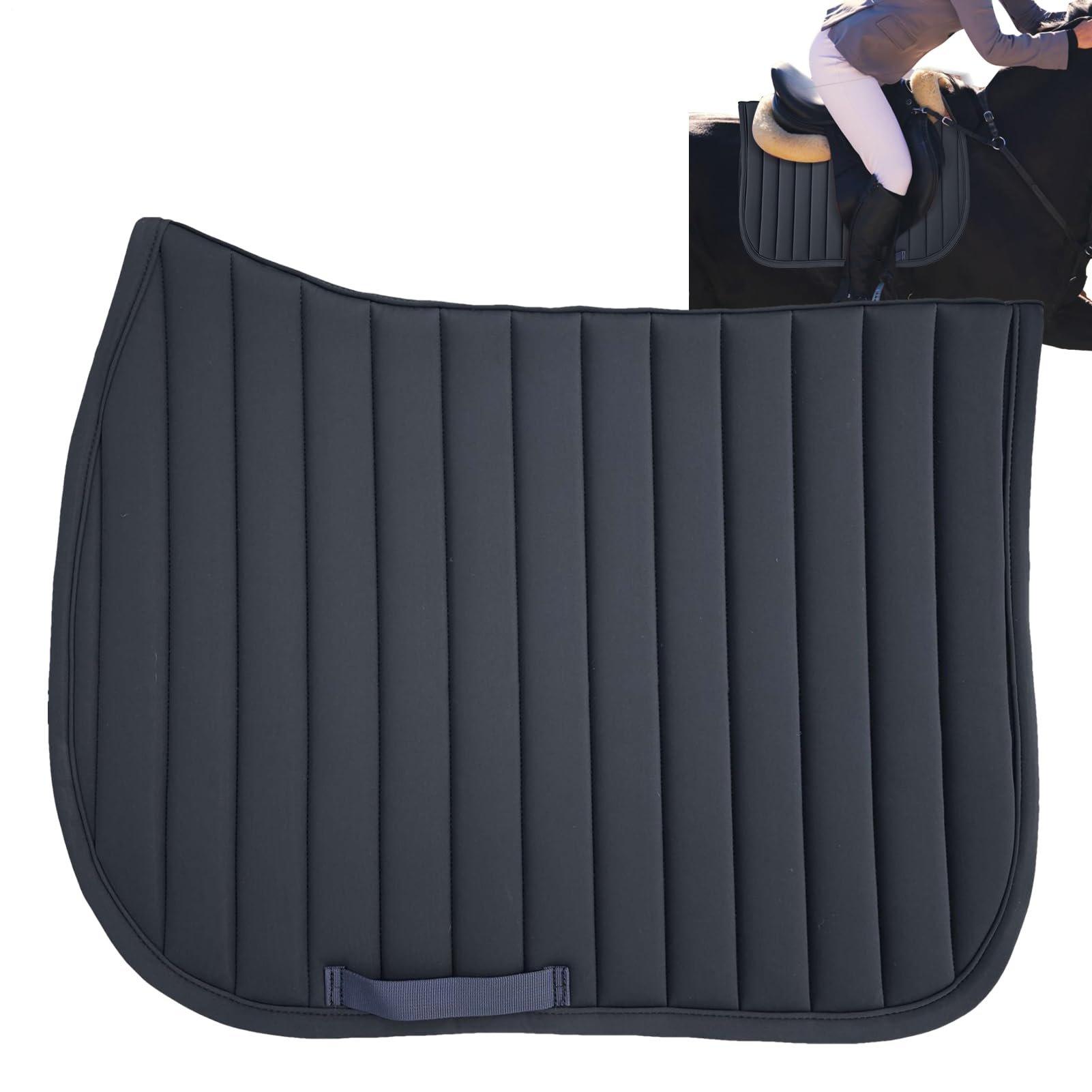 Podkładka siodłowa dla koni, Professional Western Saddle Seat Cushion, stylowy sprzęt jeździecki dla początkujących, entuzjastów i jeźdźców, 26,77 x 20,08 cala, wzór Sturdy