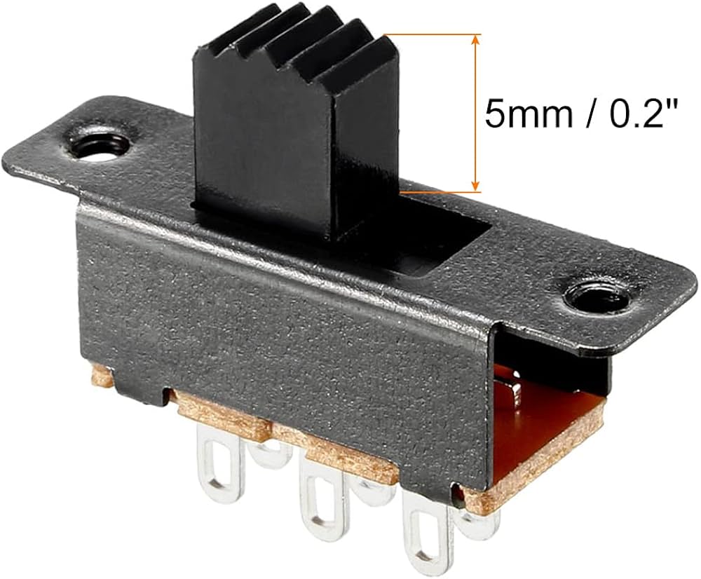 Amazon.co.jp: Rebower スイッチロックスライド制御 切り替え 6端子