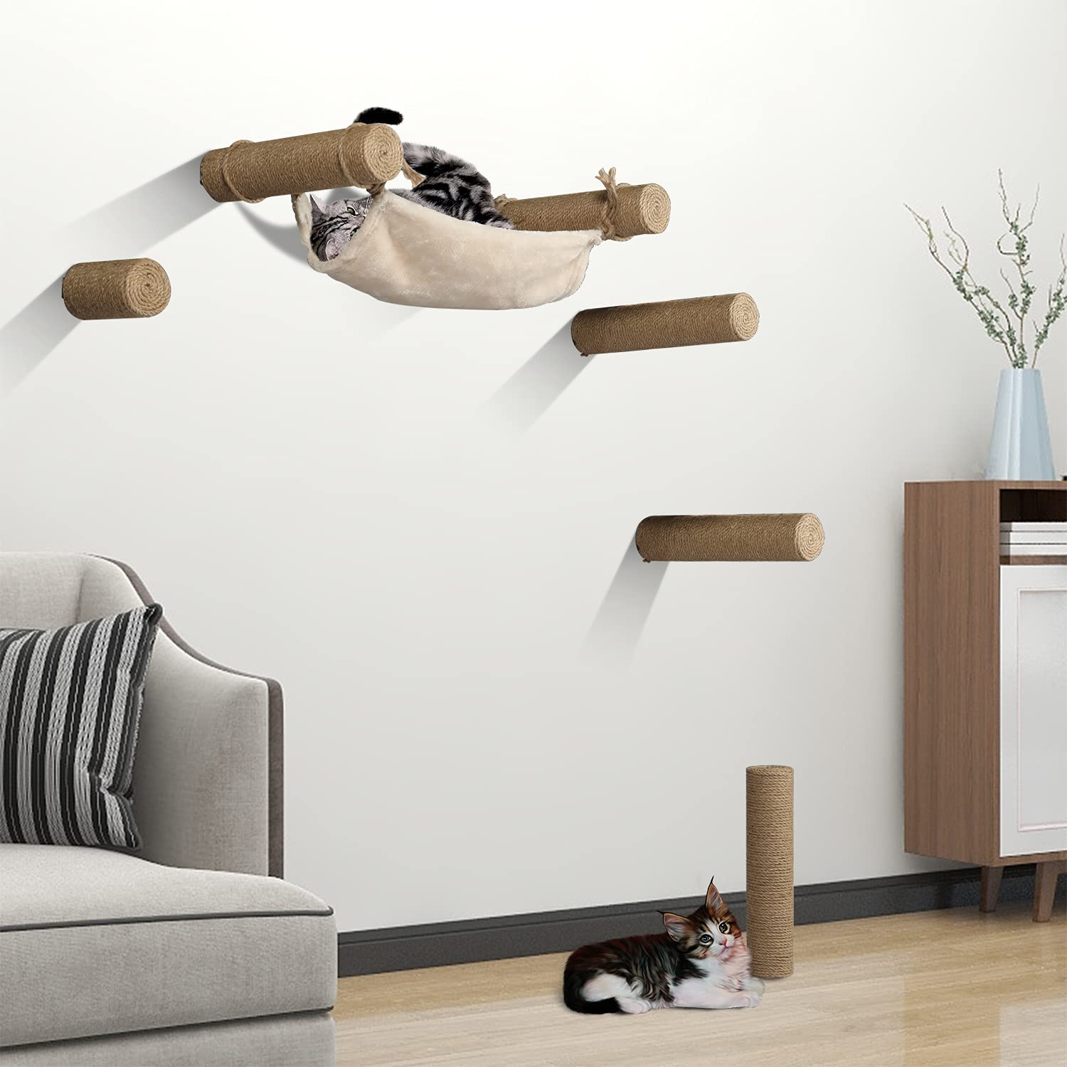 Buy ROHUMTY Wall ed Cat Tree Activity Scratching Shelves Set, 6pcs