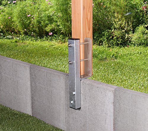 Alberts 214432 Staffa porta palo ad U | per