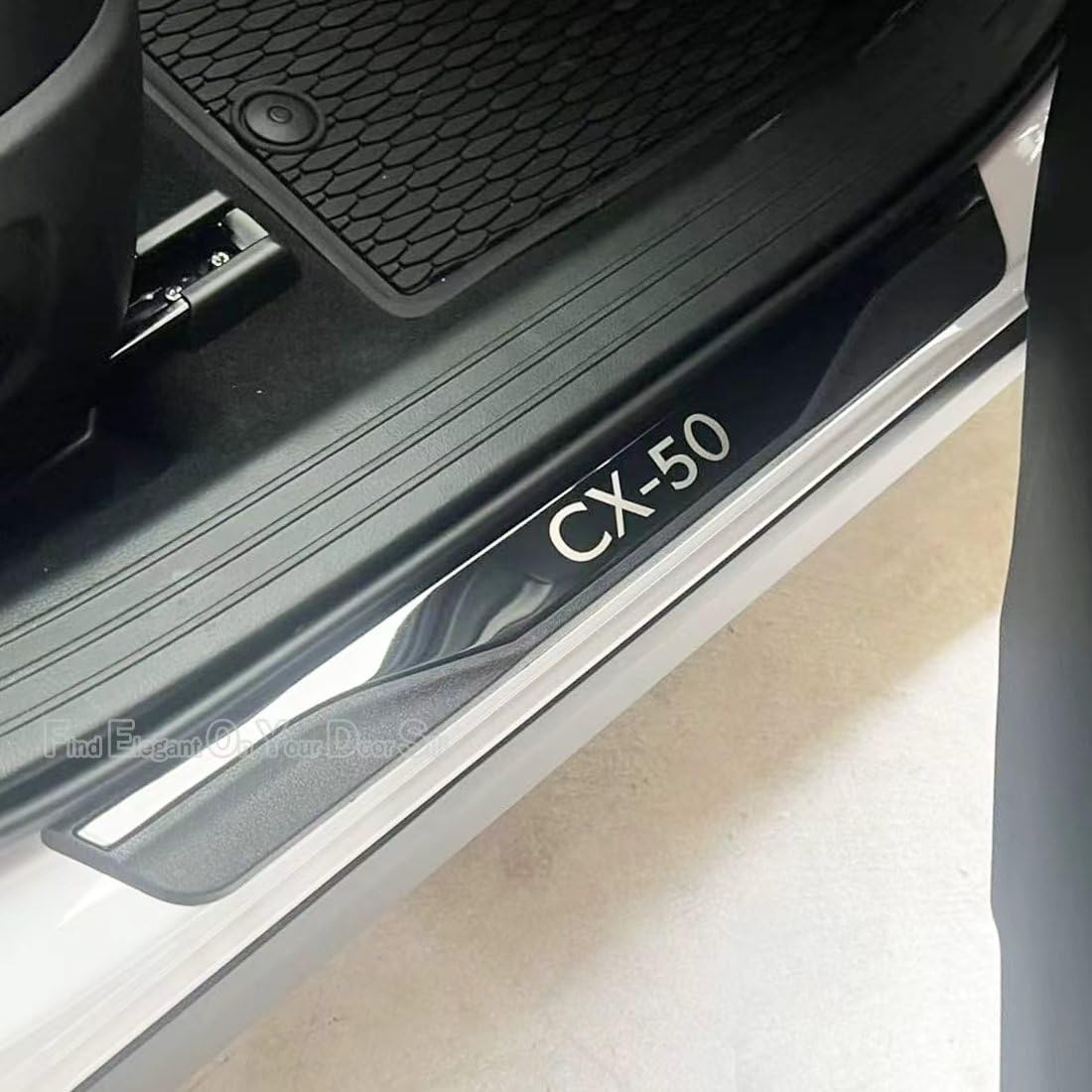 Amazon.com: Stainless Door Sill Protector Kick Plate Entry Guard