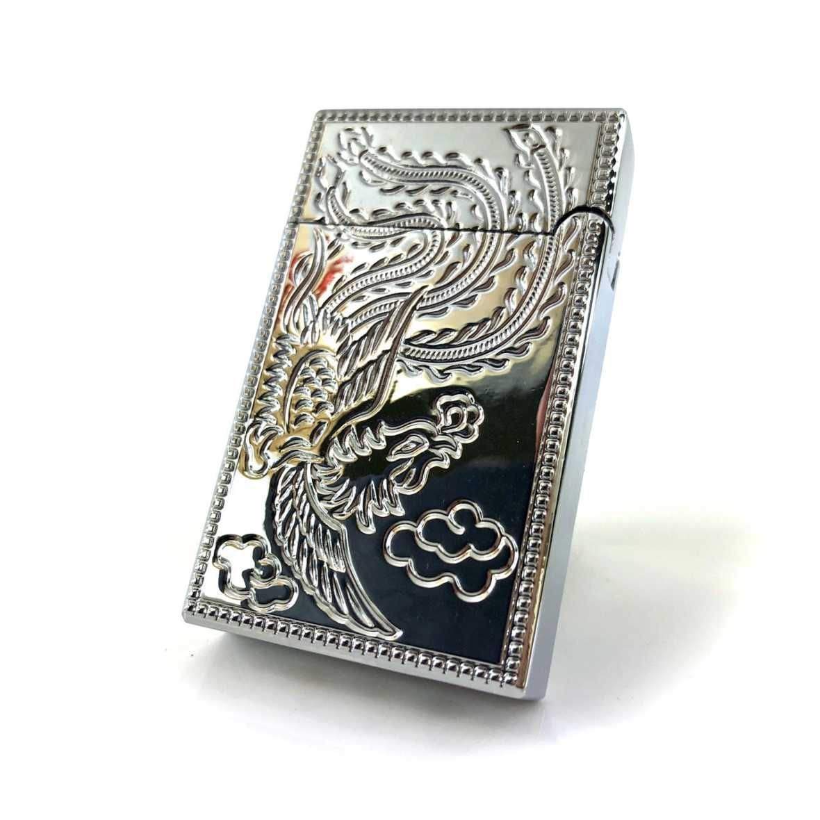 Amazon.co.jp: Chequered/チェカード フリントガスライター シルバー