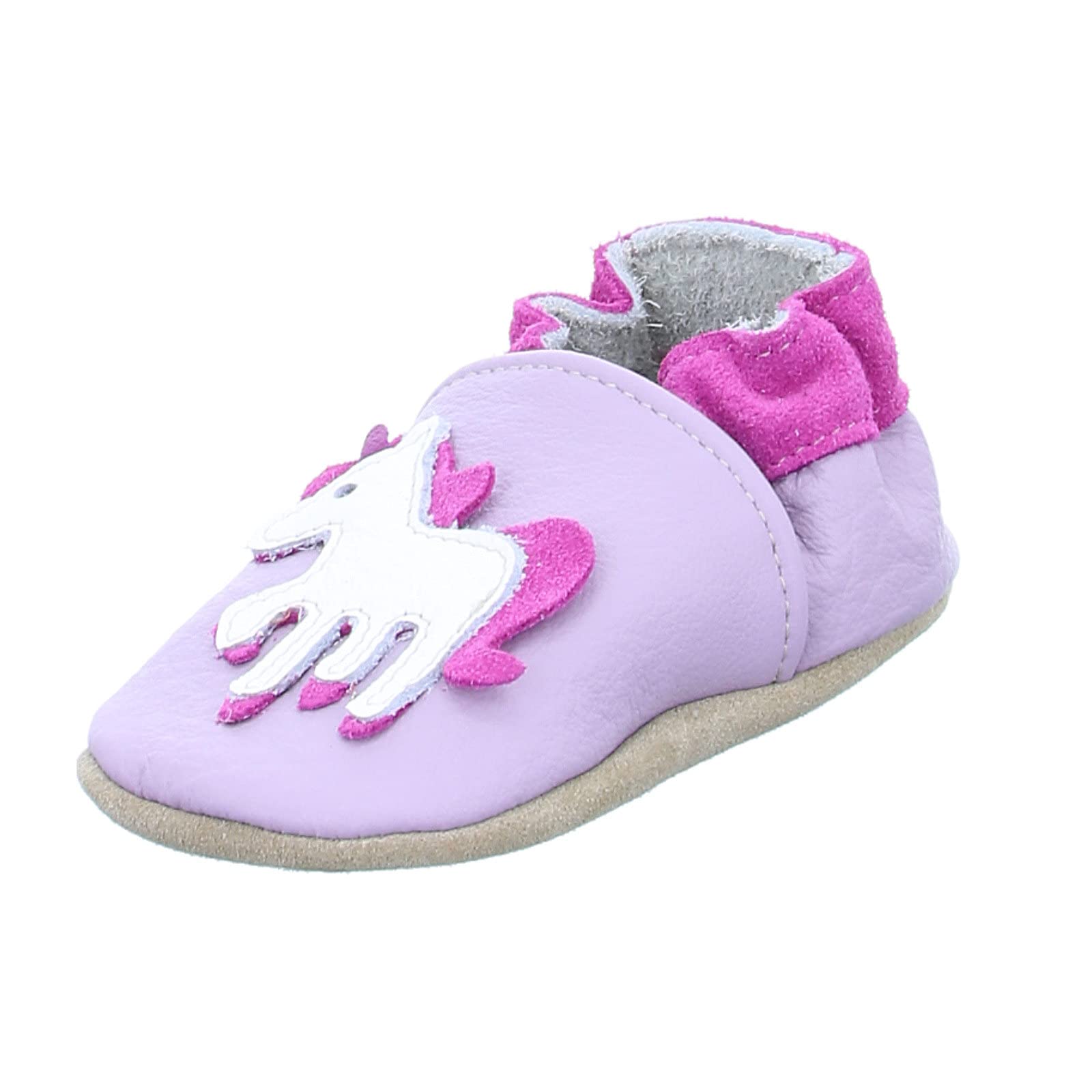 Beck Mädchen Krabbelschuh Mädchen mit MotivLauflernschuh