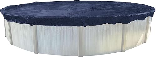 Miniatura 15 de Swimline Hydrotools Super Guard - Cubierta resistente de invierno, de 19 pies, de color azul/negro y con cabrestante y cable, para piscinas elevadas