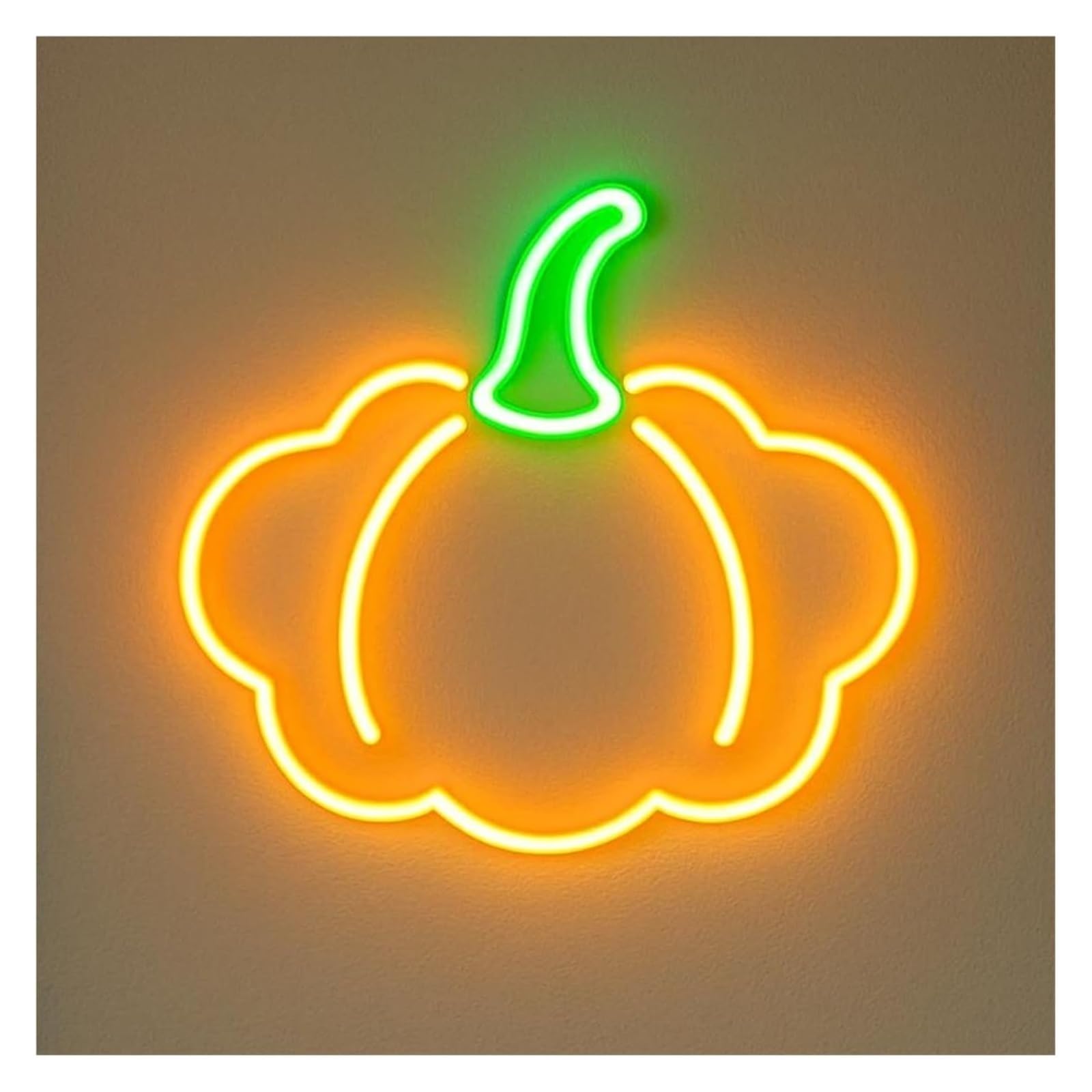 Lampada da tavolo a LED con luce al neon a forma di zucca, dimmerabile, per ristoranti vegetariani, 35 cm(Style 5)