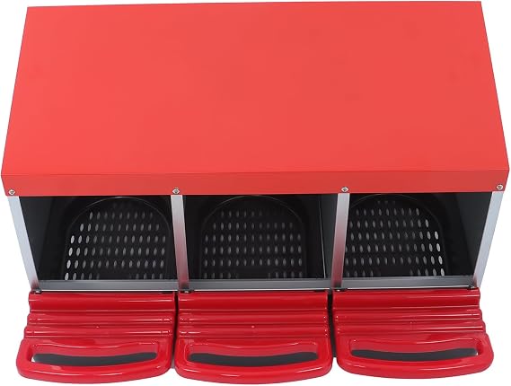 3 Compartment Chicken Nesting Boxes Metal Nest Box with Lid Cover Protect Eggs