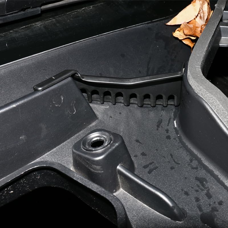 Image of Tesla Model Y engine hood water deflector, front luggage compartment water grille channel 2021, 2022, 2023, 2024 Model Y accessories, essential for Tesla Y owners (1 set)