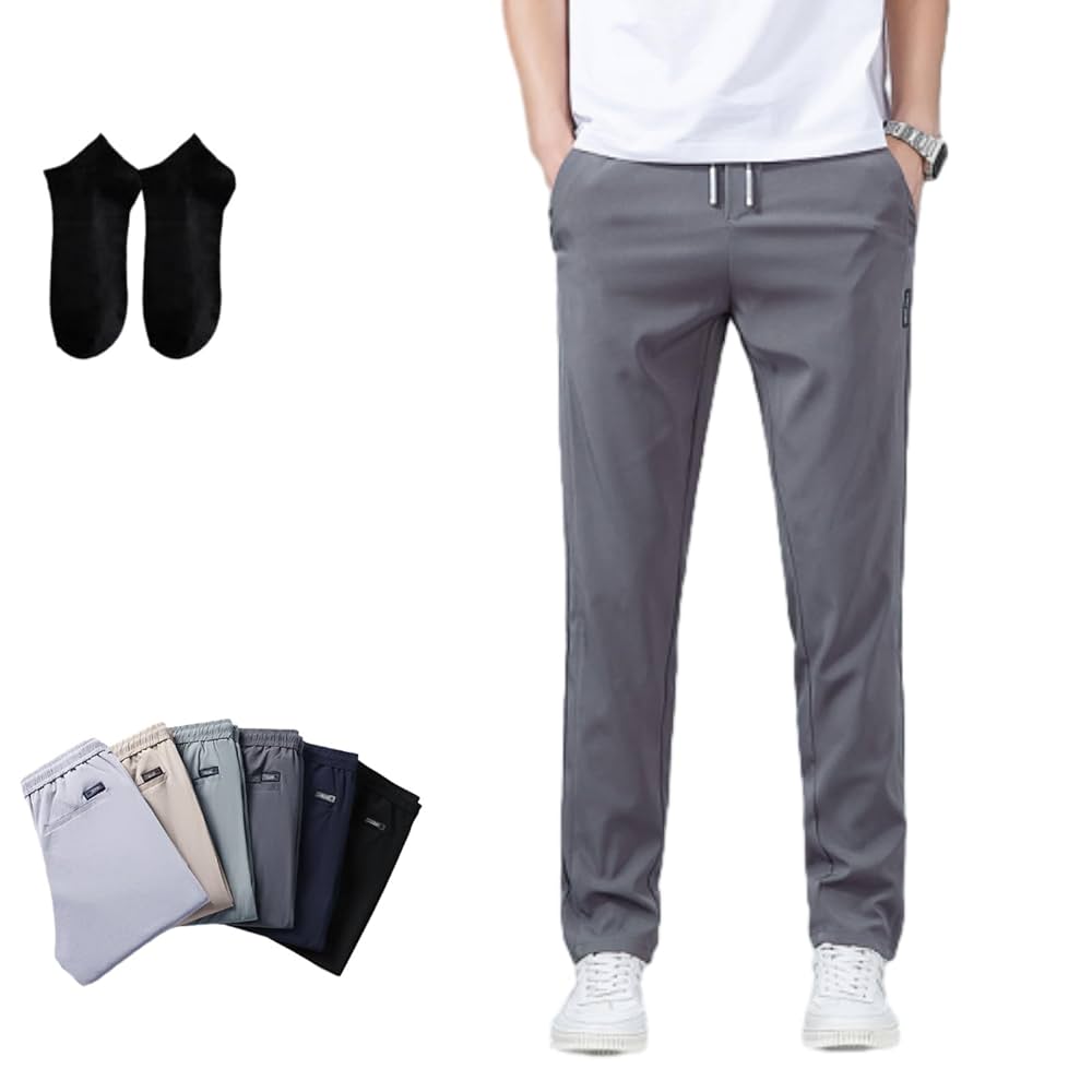 Amazon.com: Lawxibm Leenfort Mens Stretch Pants, Dandyflex