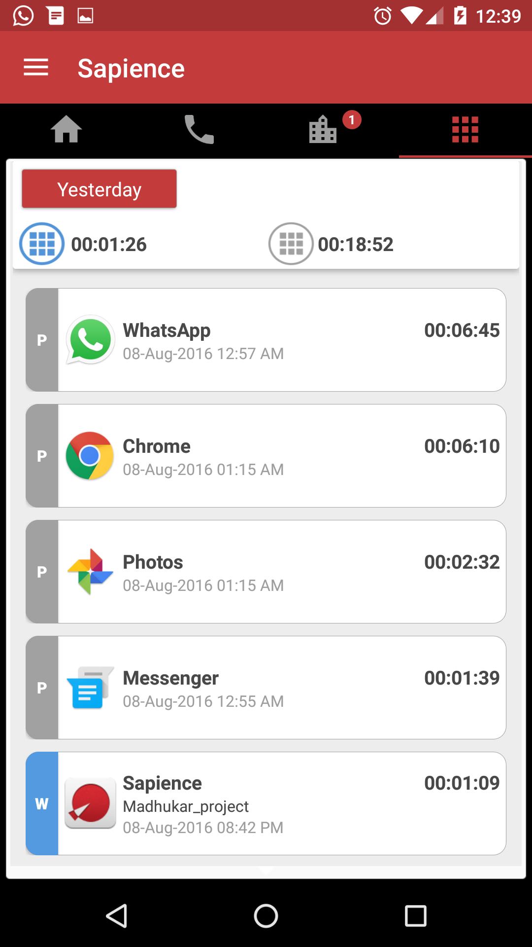 Sapience Time TrackerAmazon.co.ukAppstore for Android