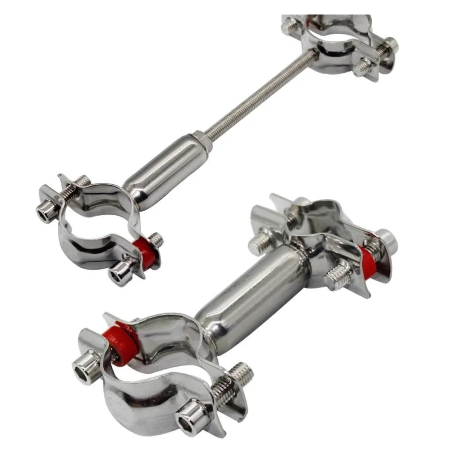 YCPYC Support clamp for 55-100mm 304 stainless steel tube with adjustable double head for 8-65mm outer diameter tube. (51-57mm)