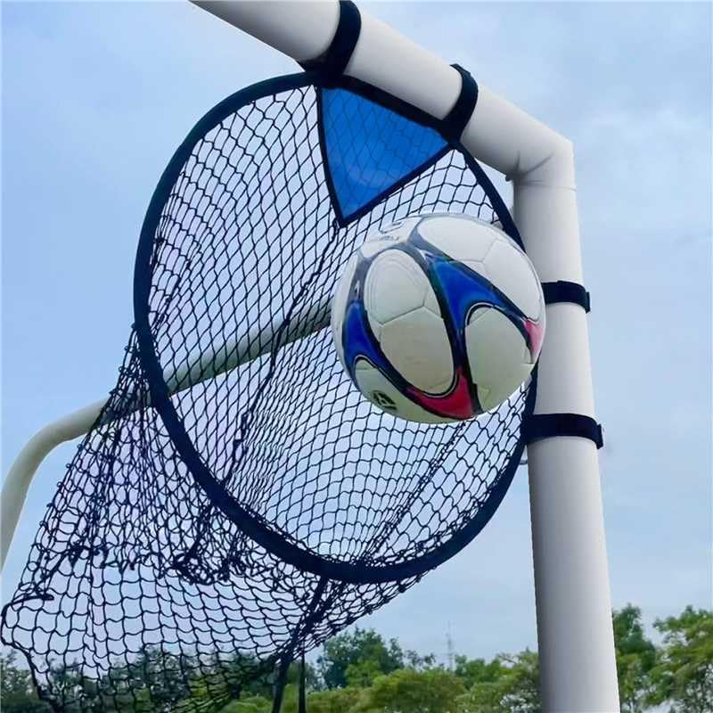 2Pcs Top Bins Soccer Target Net,Football Training Goal,Kids Top Corner Target Net Goals Training Practice Equipment (black 2, large) — image 1