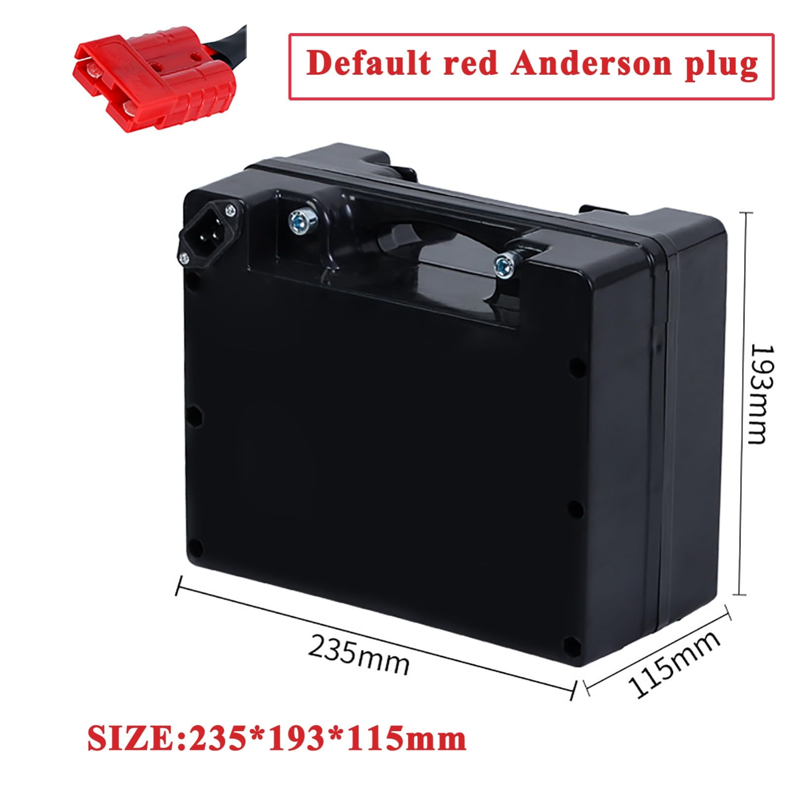 Batería para Silla De Ruedas Eléctrica, 24 V 15 Ah 20 Ah, Paquete De Baterías para Silla De Ruedas Eléctrica con Cargador, Batería Recargable con Conector Anderson Rojo.