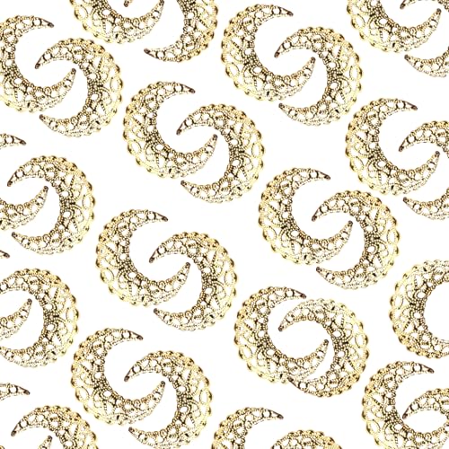 [L`FP] Iȃ^NtgCarescnet Metal Filigree Crscents Creative Jewelry Carfting And Home Docors̑