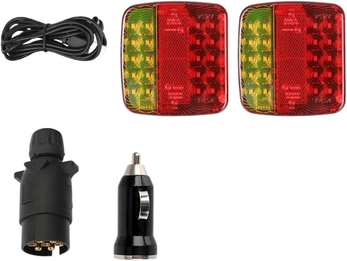 Magnetic Wireless LED Trailer Tail Light Compatible for Truck RV Brake Signal Lamp
