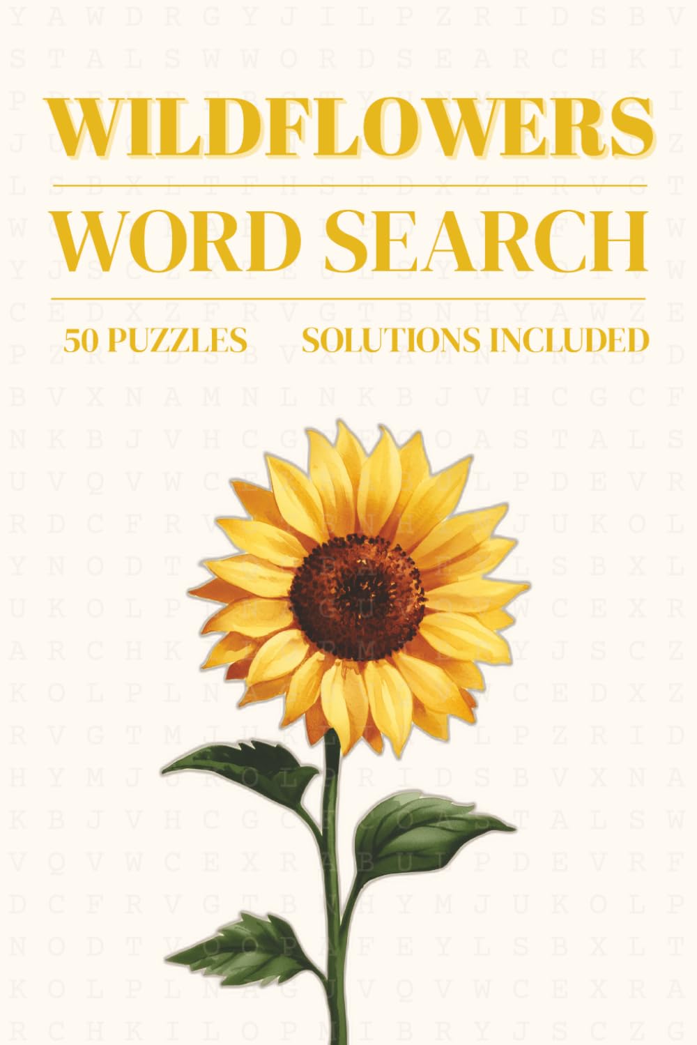 Word Search - Wildflowers: Word Searches with Easy to Read Print About Wildflowers | Wildflowers Word Puzzle for Adults, Seniors | Puzzles for Anxiety Relief | 6x9 Inches | Gift for Vacations