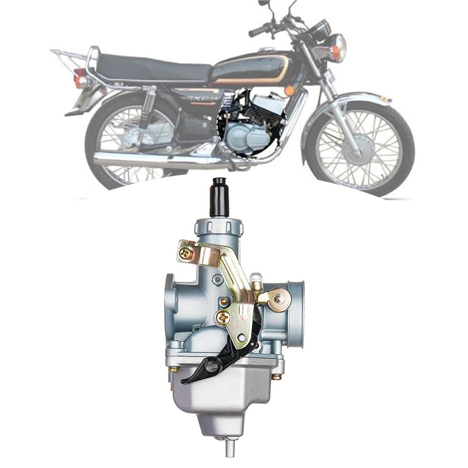 Gaźniki motocyklowe Gaźnik PZ26 PZ27 PZ30 pasuje do Honda ATV Dirt Bike Scooter Pit Bike Go-kart zamiennik 4 suwowy 26 27 30 MM(PZ27 Automatic)