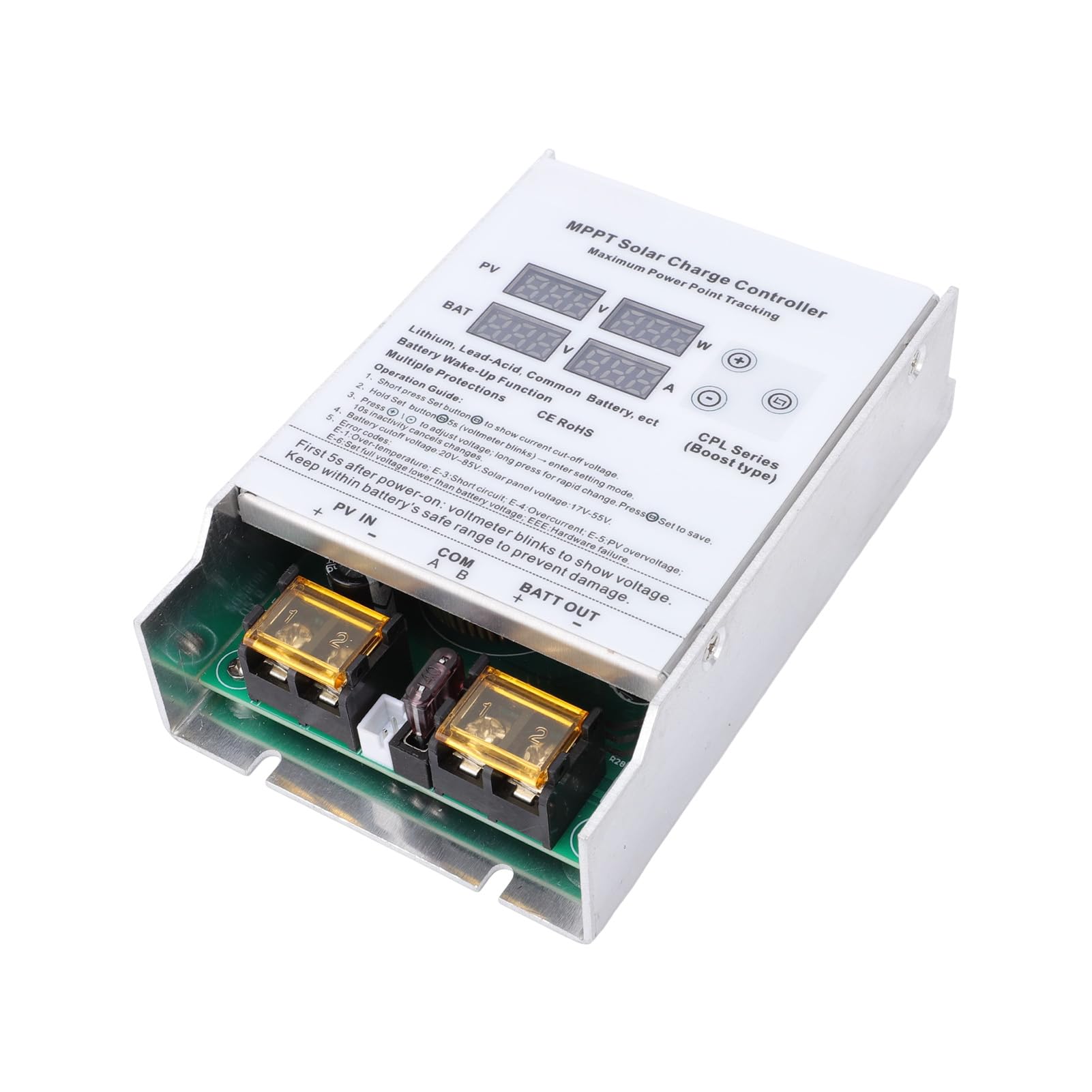 Alomejor Caricatore Solare MPPT Regolatore di Spinta Efficiente per Carrello da Golf a Batterie Multiple Display a LED Ad Alta Efficienza 24V 36V 48V 60V 72V per Veicoli Elettrici