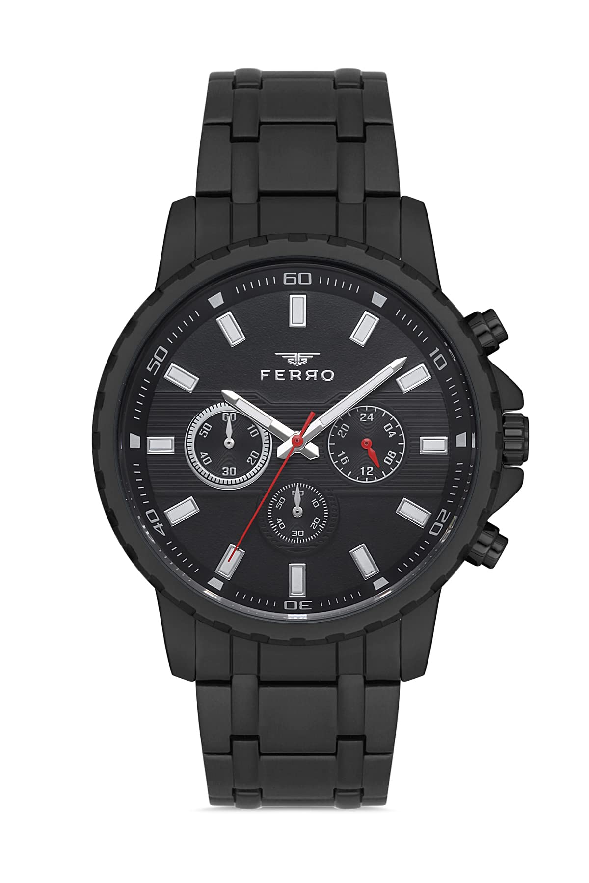 Ferro Analog Black Dial Mens Watch-FM11167A-G (B09RWL261T) Amazon Price History, Amazon Price Tracker
