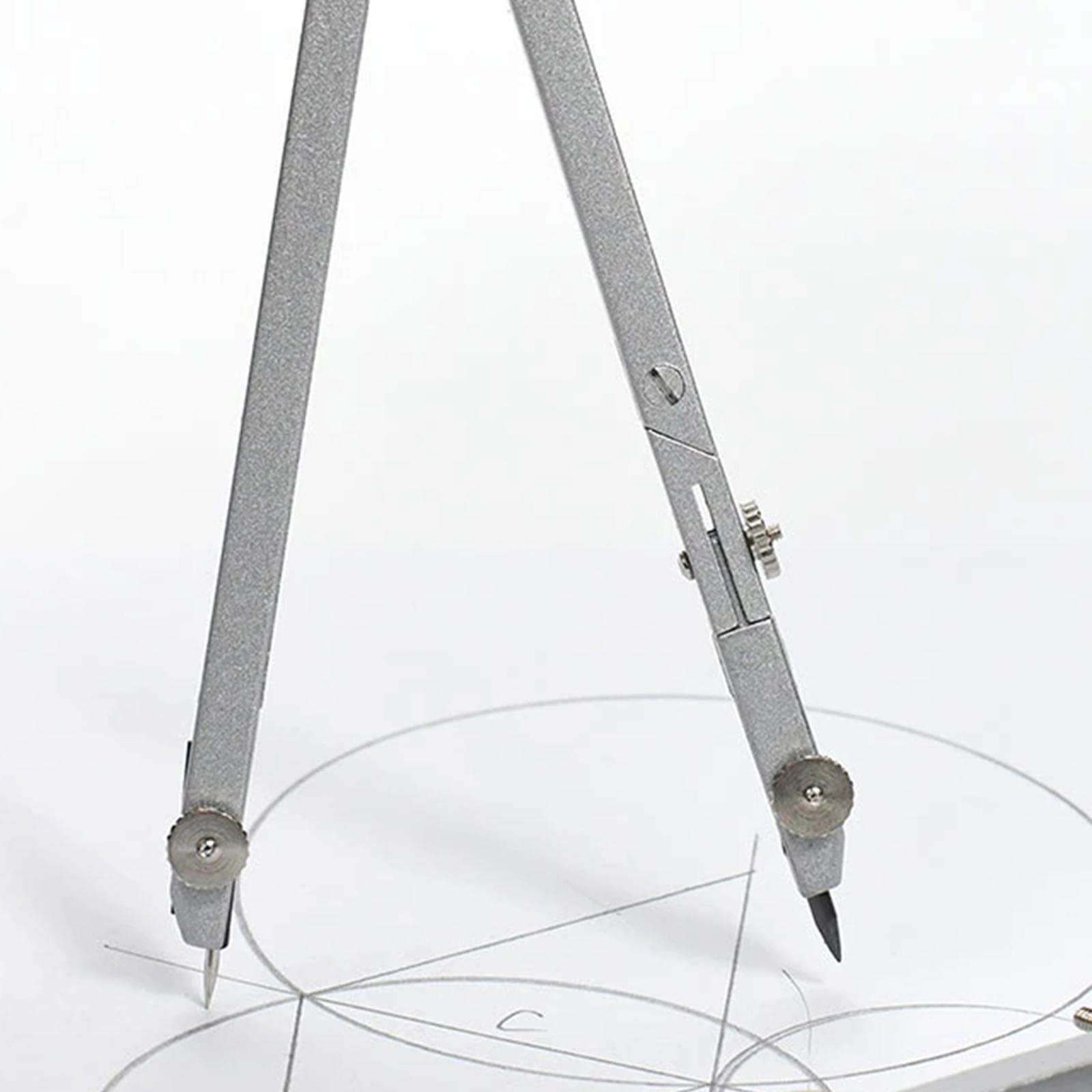 Lot de 5 compas de dessin professionnels 9 pièces en alliage de zinc