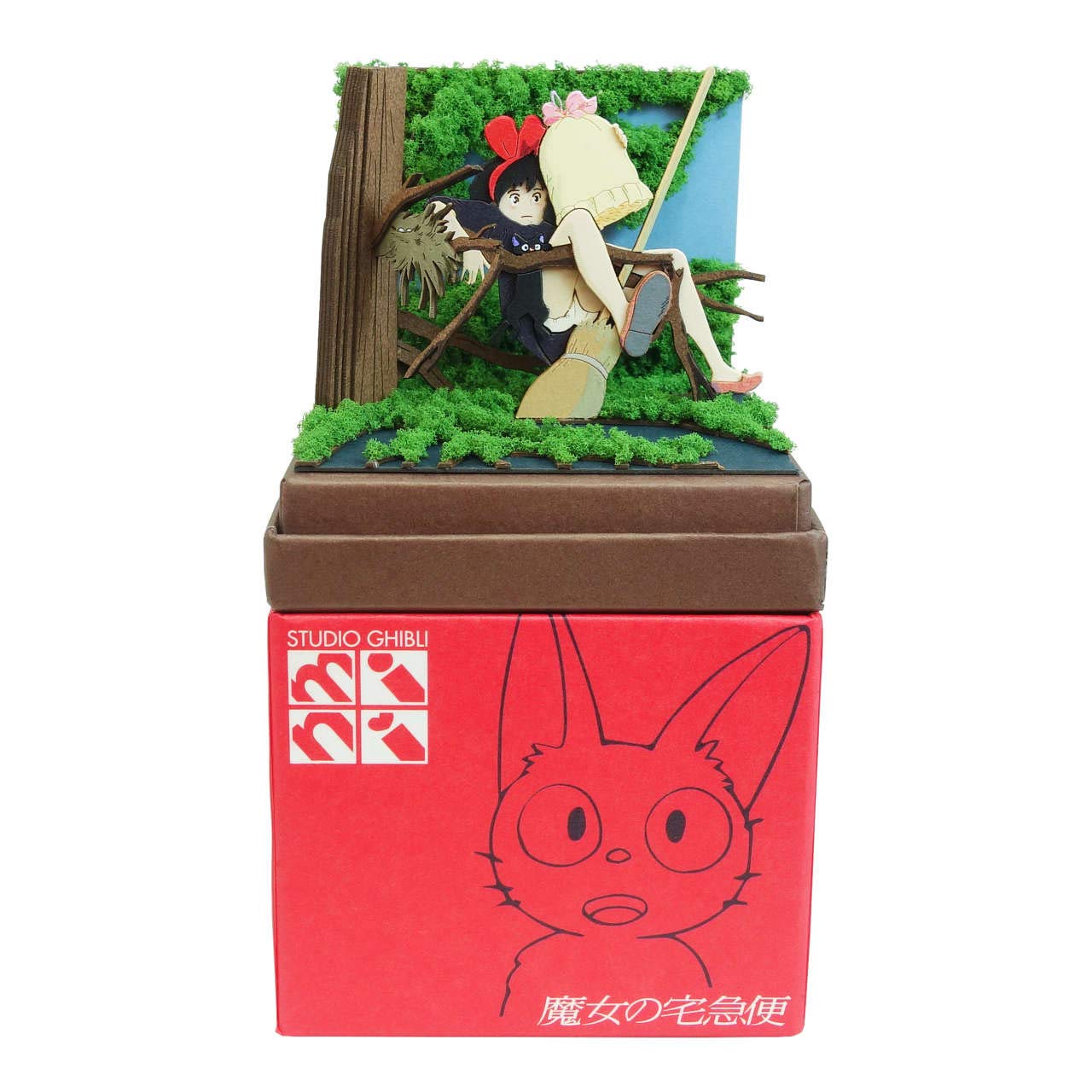 Sankei Studio Ghibli Mini Craft Kit – Kiki's Delivery Service Gigi & Kittens Paper Craft Diorama