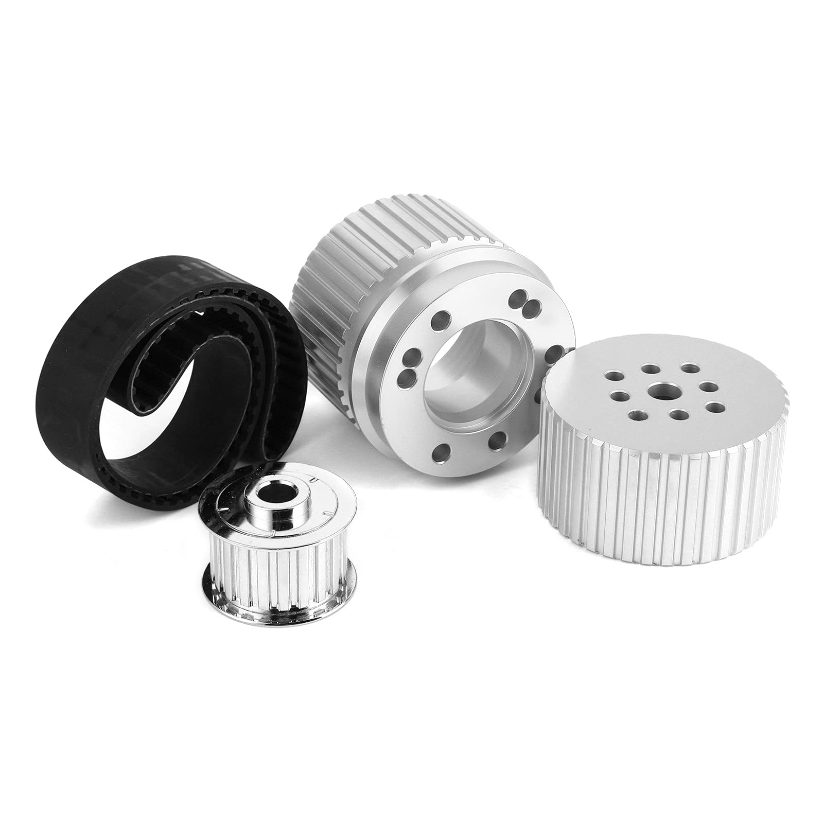 Kit Puleggia Cinghia, Kit Cinghia Distribuzione e Pompa Acqua, Puleggia Pompa Acqua + Puleggia Pedivella + Puleggia Alternatore + Kit Cinghia PC ‑ 2255 sostituzione per 351C