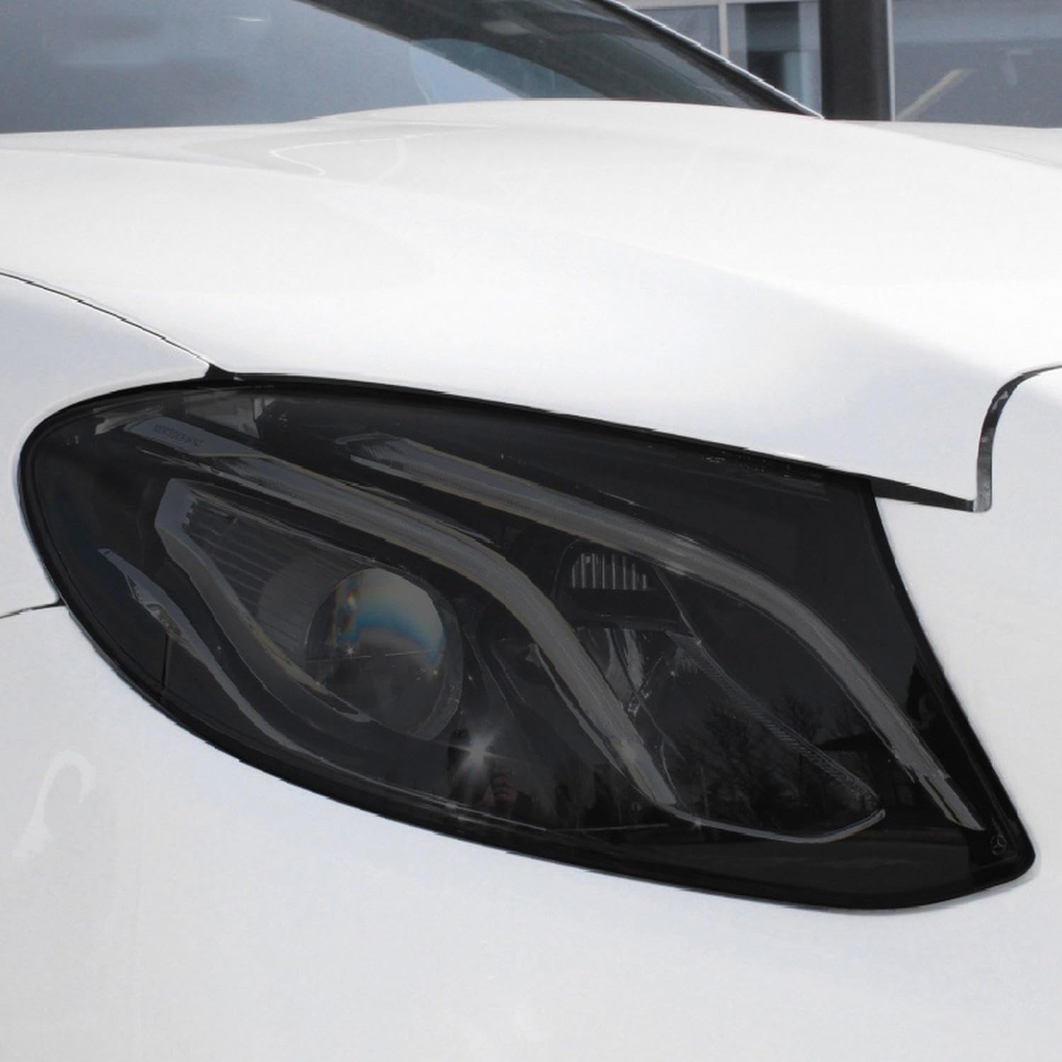 Film protection phare Mercedes W213 en TPU anti-jaunissement pour corriger les rayures