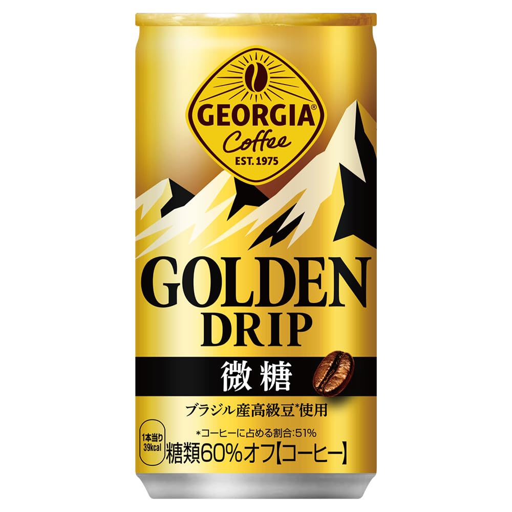 Amazon.co.jp: コカ・コーラ ジョージア ゴールデンドリップ 微糖 185g