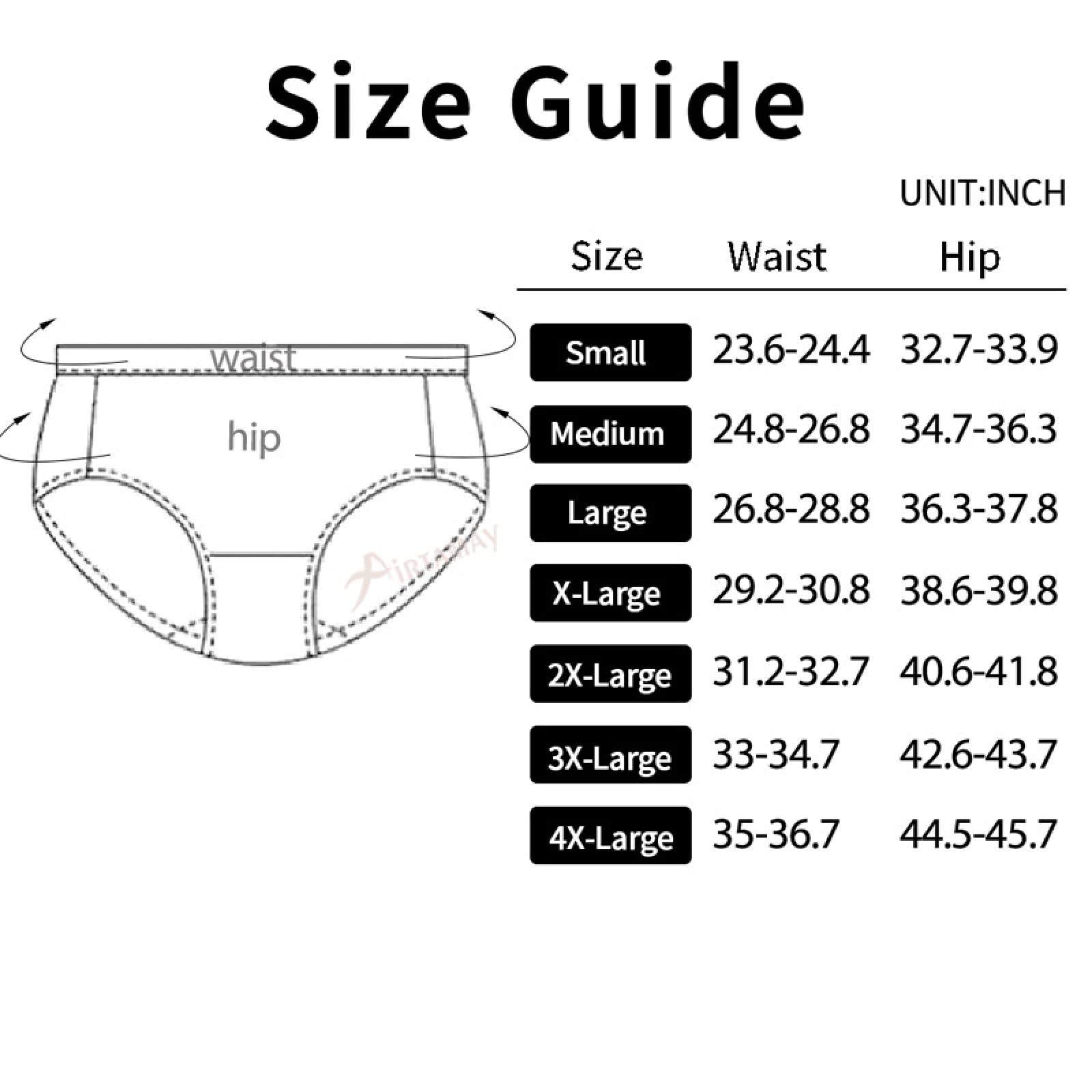 Slip Donna 2/4 PZ Donne Pantaloni fisiologici Periodo mestruale a Prova di perdite Pantaloni Zia Puro Cotone Traspirante a Vita Alta Slip da Donna