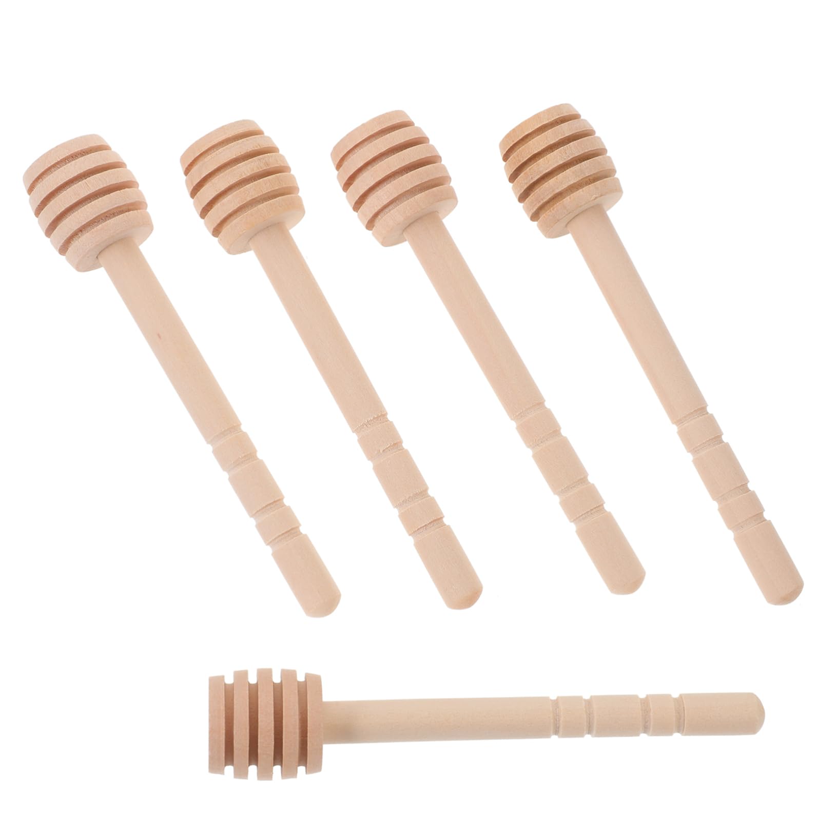 Cabilock 10pcs Honey Stick Portable Stirring Stick Fruits Jam Stirrer Kitchen Honey Stir Stick Honey Mixing Rods Honey Stirrers Honey Dipper Stir Accessory Home Honey Rod Wooden re-usable