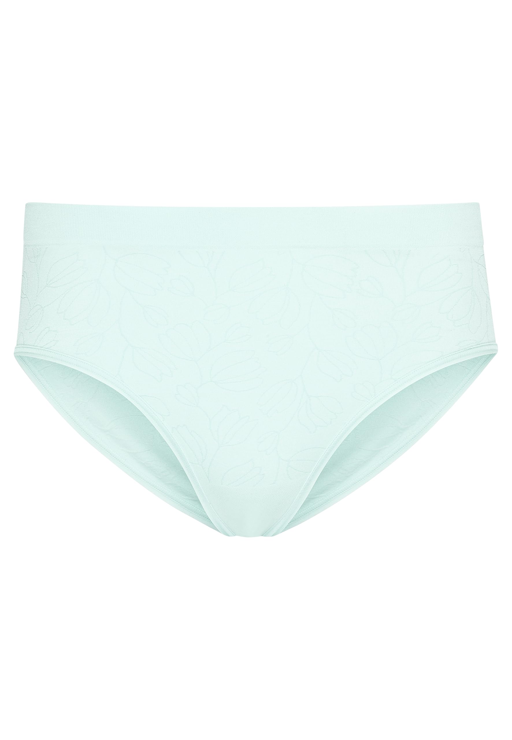 Jockey Women's Seamfree Hi-Cut, Echo Blue Jacquard, M