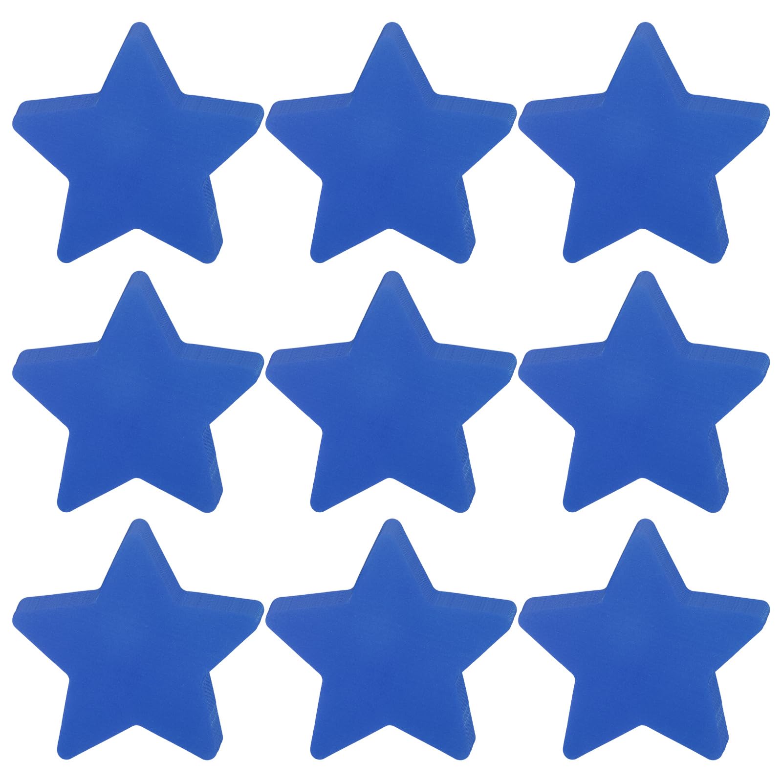 sourcing map 108Pcs Stars Cutouts, 3.5 x 4 Inch Paper Star Shaped Paper Cards for Bulletin Board Decorations, Wall Cut-outs Classroom DIY Craft, Blue