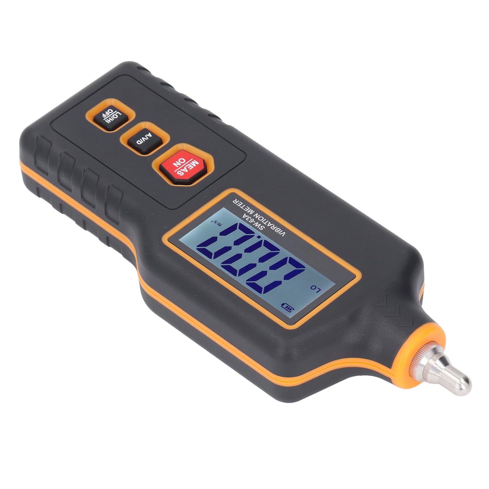 Digitales Vibrationsmessgerät, Handvibrometer mit Sonde Zur Beschleunigungs-Weg-Messung, Industrieausrüstung, Vibrationsanalysator für Maschinenwartung und