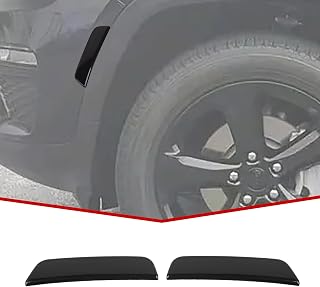 Side Marker Smoked Light Covers Fender Flares Light Trims Exterior Accessories Compatible with Jeep Grand Cherokee 2024 / Durango 2024