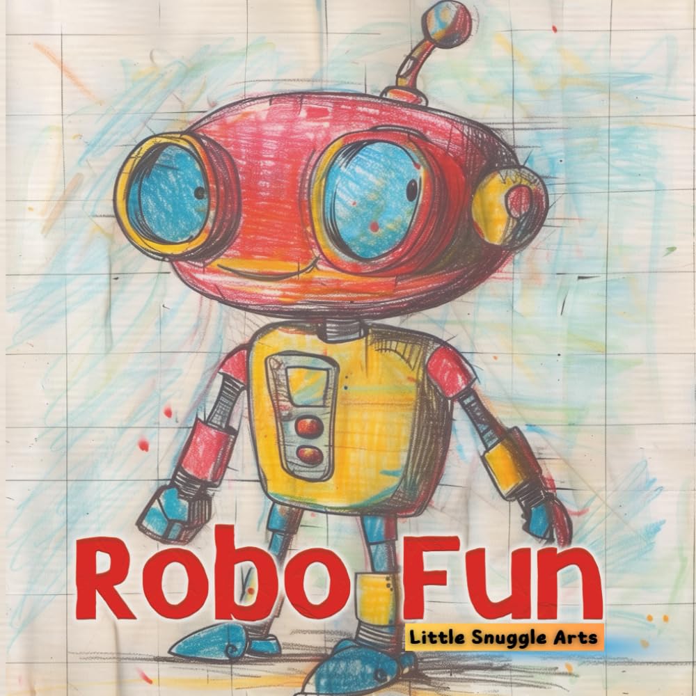 Robo Fun: A Coloring Book for Toddlers