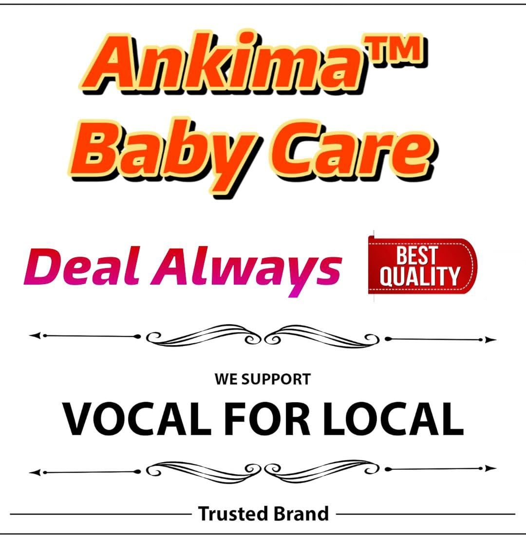 ANKIMA Babys' Cotton Soft Mittens (Multicolour) Pack of 6 (0-3 months) 4