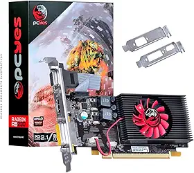 GPU R5 230 2GB DDR3 64 BITS LOW PROFILE – PA230DR364LP PCYES, Cor: Preto