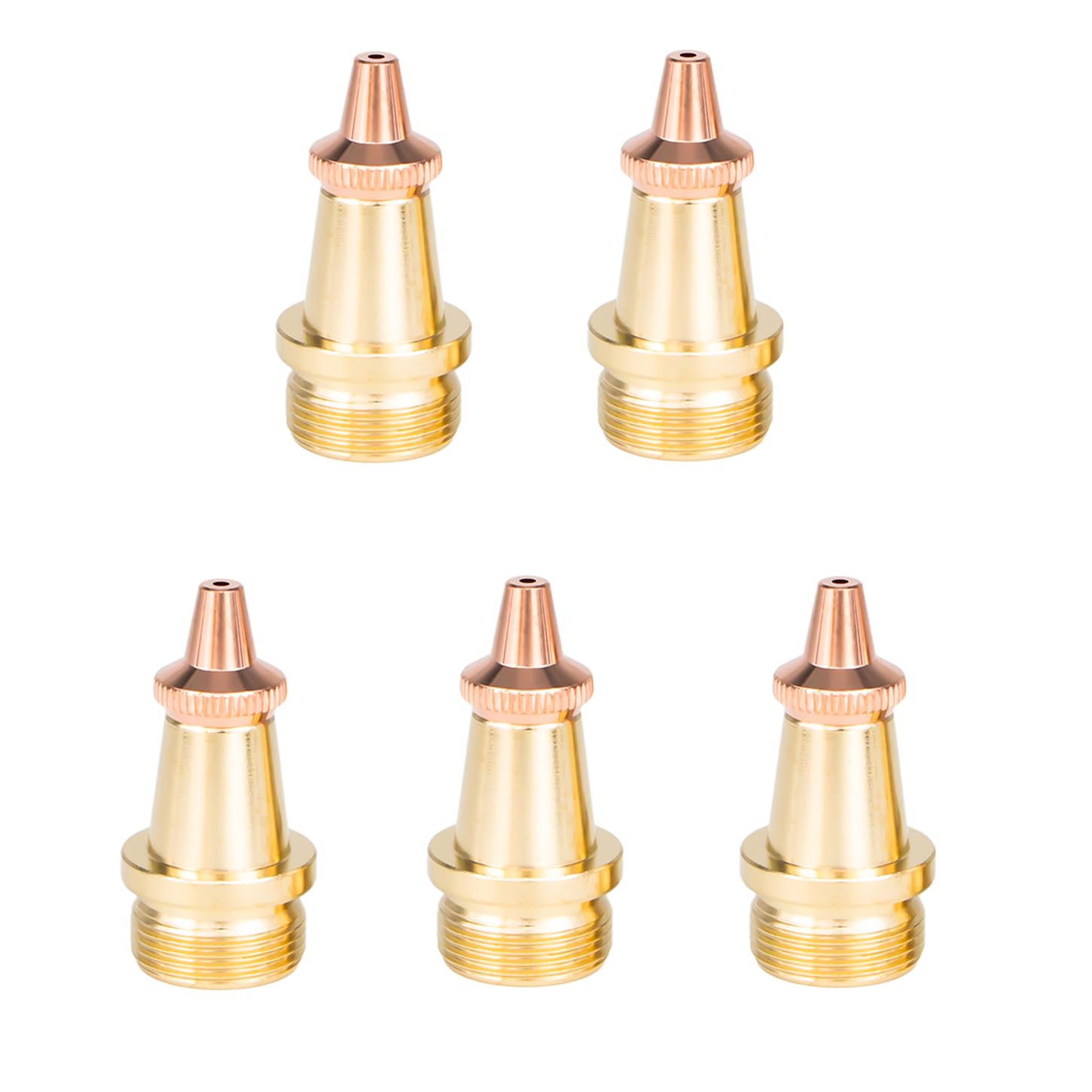 Laser Cutting Nozzle 5 Pcs Handheld Welding Head Gun Copper Nozzle M16 H35 for CQWY/SUP20S/T SUP21S/T Parts for Portable Fiber Laser Welder