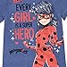Miraculous Ladybug Girls' Lady Bug T-Shirt Size 7 Blue