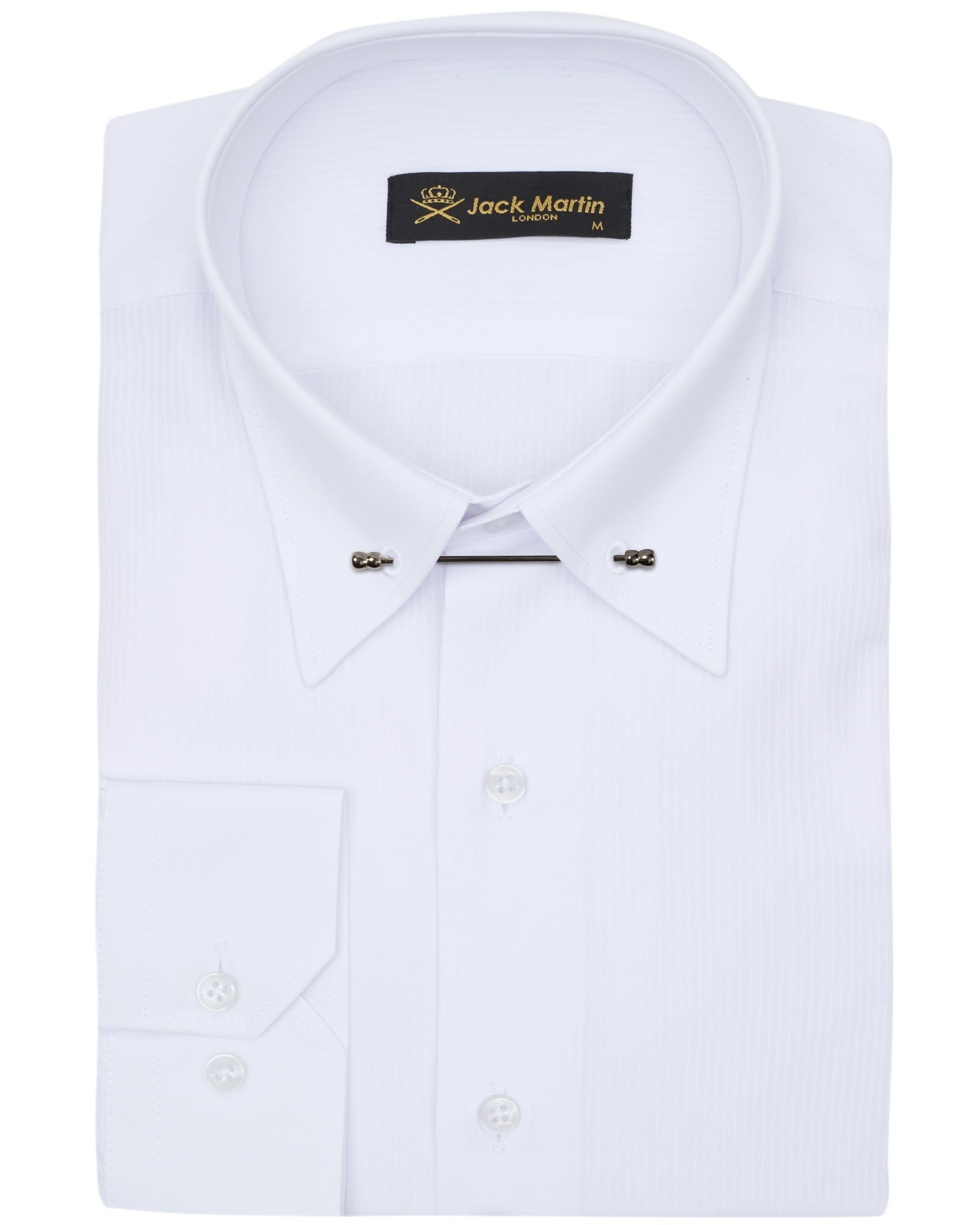 Jack Martin LondonPin Collar Shirts for Men | Mens Long Sleeve Shirt | Mens Dress Shirts | Mens Stylish Formal Shirts | Button Up Shirt Men
