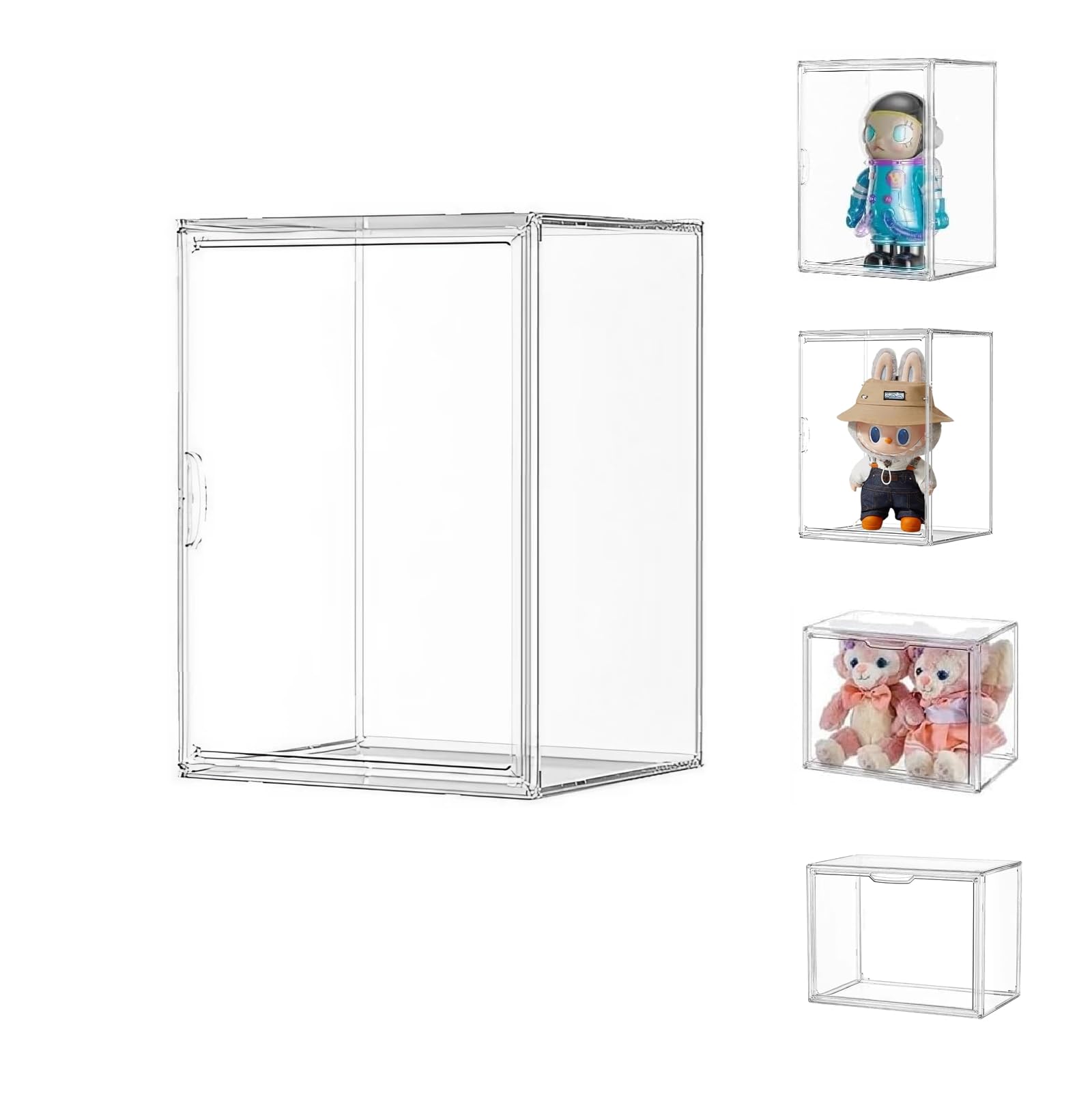 Siyecioa Vitrine Acrylique pour Collection, Boîte de Présentation Transparent pour Figurines Pop Siyecioa Vitrine Acrylique pour Collection, Boîte de Présentation Transparent pour Figurines Pop