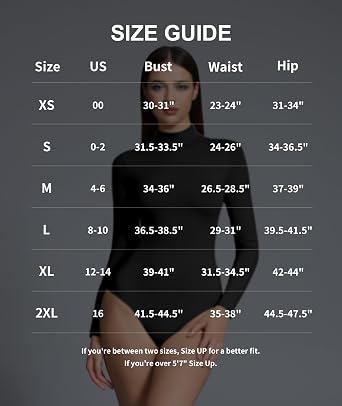 Womens Mock Turtleneck Bodysuit Long Sleeve, Double lined Body suit Top Suitable for Going out