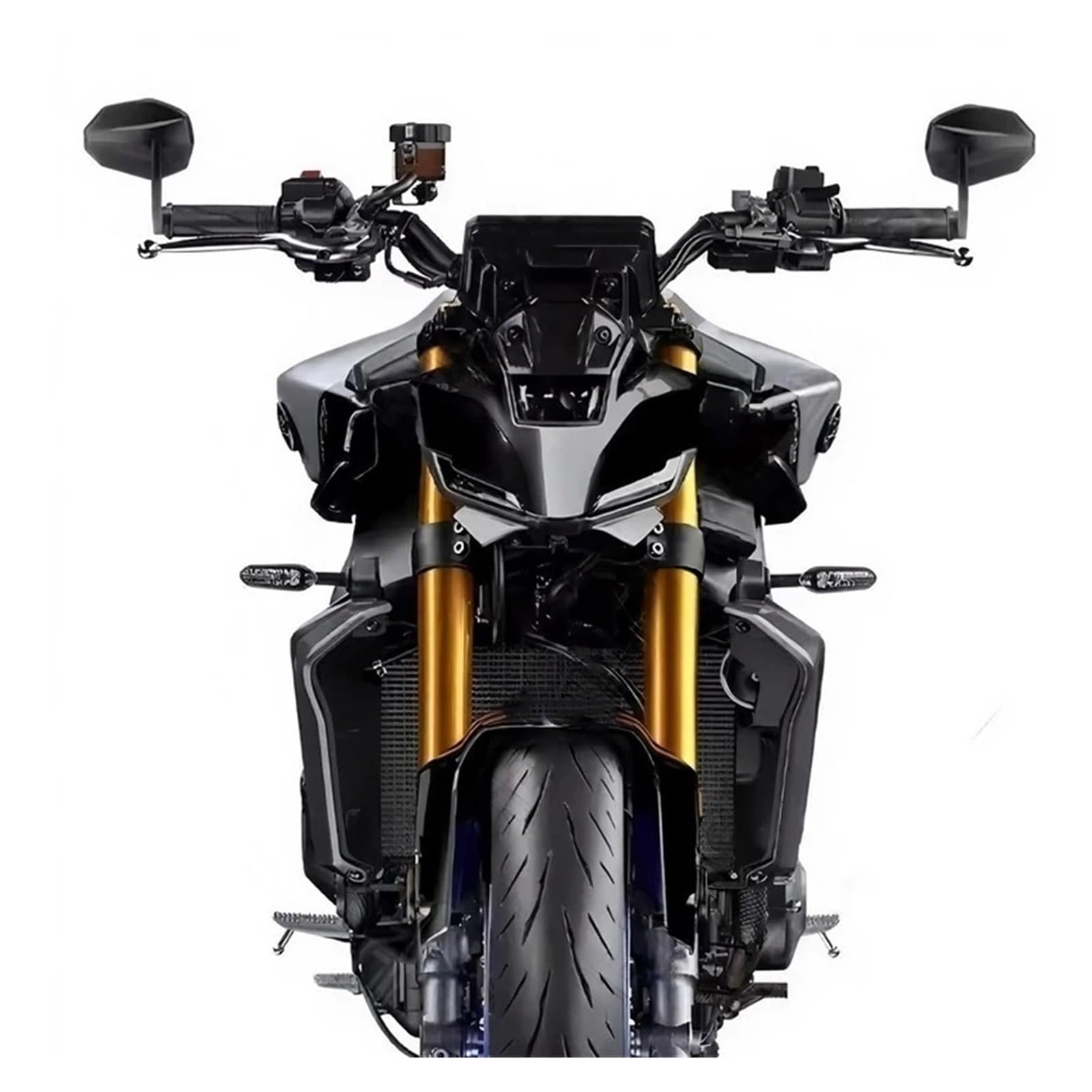 Lusterko wsteczne do Motocykla Pasuje Do Yamaha MT-09 MT09 SP 2024 2025 Rączka Motocyklowa Koniec Kierownicy Widok Z Tyłu Lusterko Boczne Aluminiowa Kierownica Lusterka(MT-09)