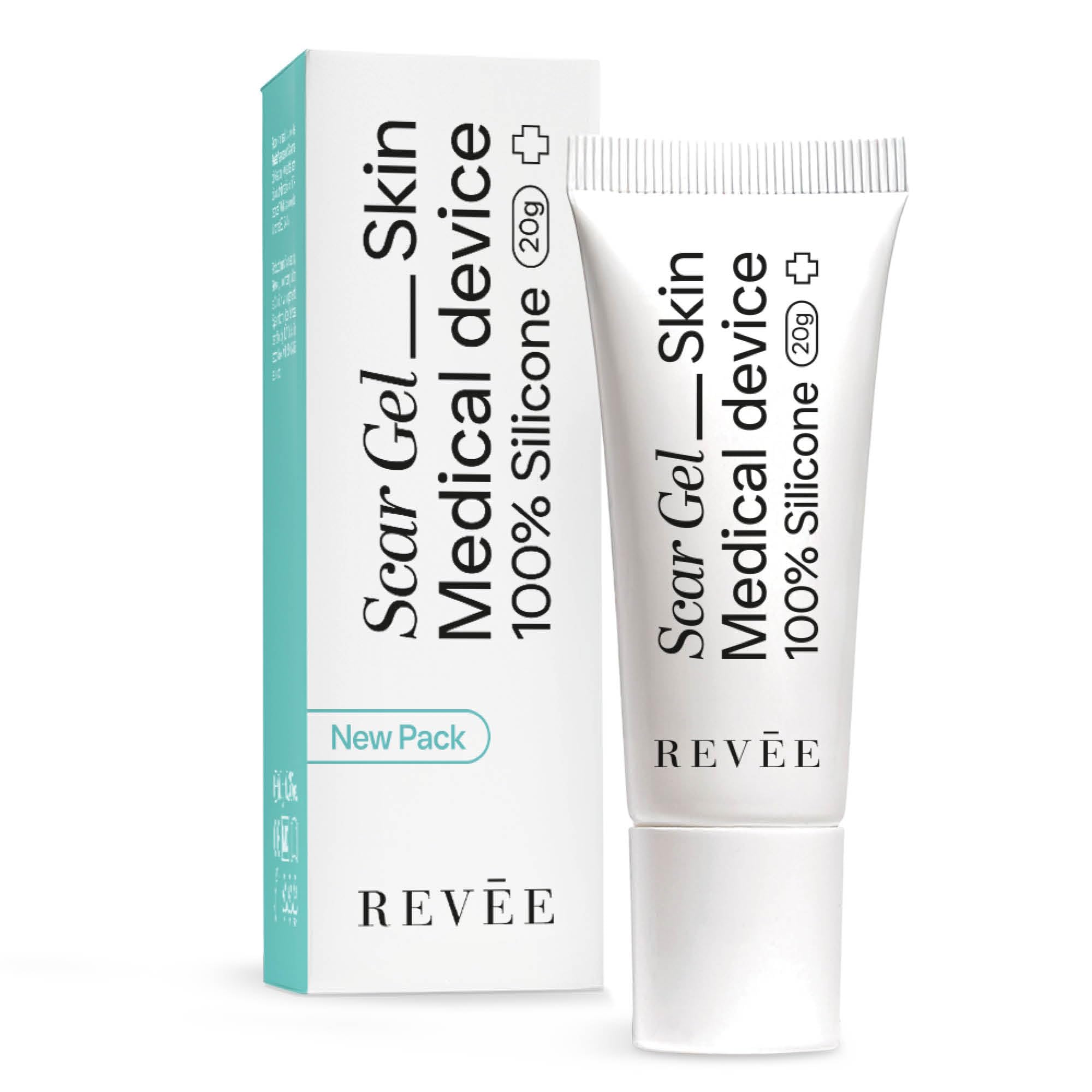 REVÉE Scar Gel 20g Creme Cicatrice 100% Silicone, Creme Cicatrisante après Chiru
