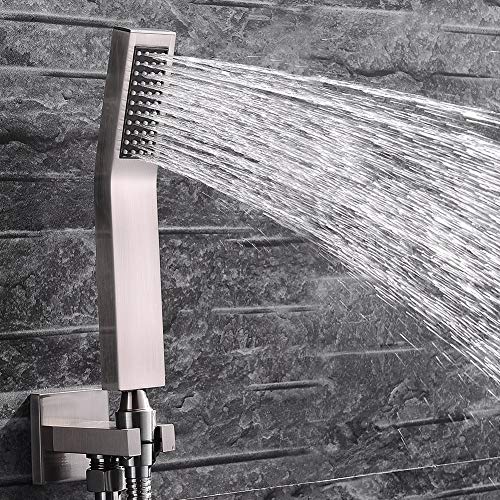 Alcachofa de ducha alta presión, Super bajo consumo de agua,Niquel pulido, latón