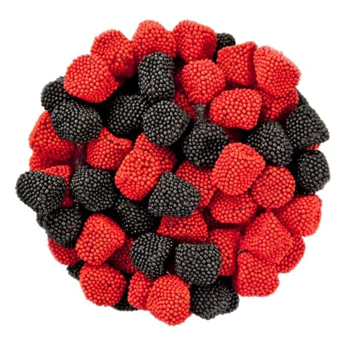 Mother Bears Gummy Raspberries, Black and Red Assortment